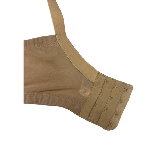 CACIQUE Lane Bryant Smooth Boost Plunge Nude Beige Underwire Bra 38F - Picture 4 of 7